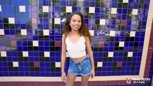 Real Teens Beautiful Ebony Cecilia Lion Gets Fucked