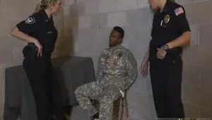 British Police Officer And Milf Pays With Sex First Time Fake Soldier Gets Used As A Fuck