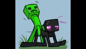 Minecraft Enderman x Creeper Photos
