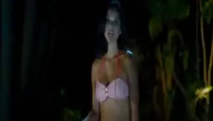 Celeb Olivia Munn and Nikki Moore nude and side boobage