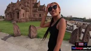 THAI SWINGER Cute Asian teen amateur homemade porno after a day out sightseeing