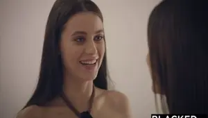 BLACKED Foursome Fuck with Two Hot Brunettes video 1