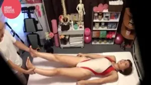 Asian Swimsuit Massage