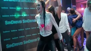 DRUNKSEXORGY Slutty party chicks dancing and fucking video 1