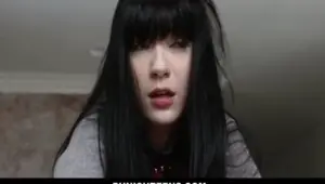 Punish Teens: Goth teen tied up and fucked in the ass
