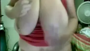 Mature Big Boobed SSBBW dildoes on cam video 1