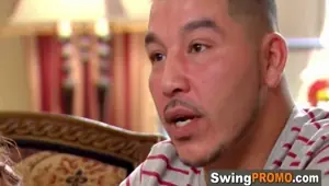 Swinger wife gets her nice tits and pussy licked in the jacuzzi by a horny swinger dude
