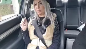 Driver taxi fuck this girl in a public station after shopping lolyamateur