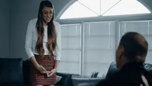 Anal virginity of teen schoolgirl taken by a dirty priest Gia Derza, John Strong