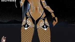 Succubus Dancing Sensually For Your Pleasure On The Beach