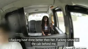 Hot arse ebony with nice boobies gets fucked by horny driver
