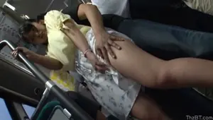 Asian girl fucked In The Bus