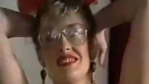 ECHO BEACH bouncing big tits strip dance tease vintage