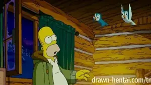 DRAWN HENTAI Simpsons Hentai Cabin of love