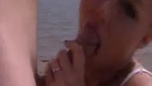 French Couple Having Sex On The Beach Sandra Iron, Zena Little