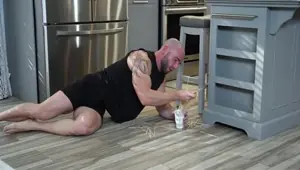Abby used her milf pussy to motivate Danny to clean the house Abby Somers