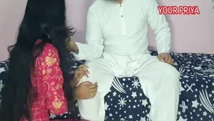 Everbest indian wife fucked by father in law with clear hindi voice