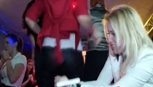 PARTYHARDCORE Amateur eurobabe spreading legs in nightclub