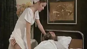 Retro french porn with the nurse Brigitte