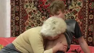 granny love her little boy
