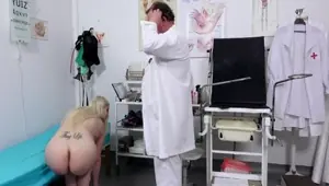 Chubby pornstar Alexa Bold examined by kinky doctor Thomas Vergen