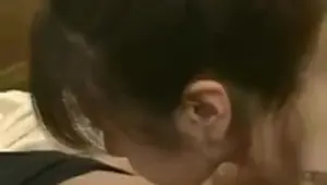 Tattooed Japanese geisha sucking rock hard on and pounded rear end