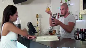 SHESGONNASQUIRT Pierced inked russian amateurs cum cocktail