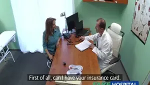 FAKE HOSPITAL Big tits babe has a back problem