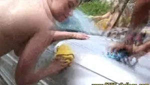 Real college teens suck and fuck