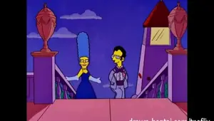 DRAWN HENTAI Simpsons Porn Marge and Artie afterparty