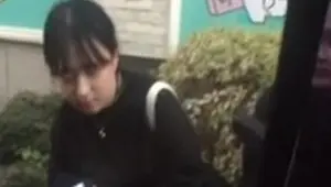 asian flash cock in car