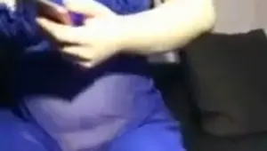 Arab BBW Sara Strips Dances on Webcam