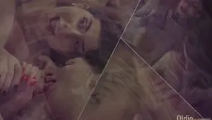 Teenager and her gf get hardcore fucked by old man in hotel room