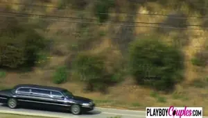 A hot ginger babe is receiving oral sex from several people