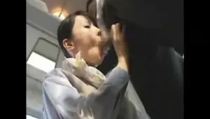 Mosaic: sexy train waitress fucked with passenger