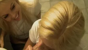 Riley Steele and Jesse Jane POV BTS Blowjob