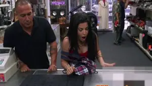 XXXPAWNSHOPS Latina cocksucking pawnbroker for quick cash