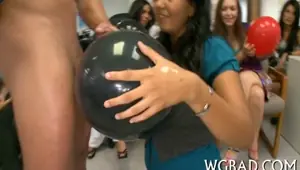Racy blowjobs with strippers video 14