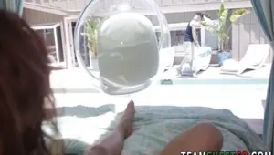 Bikini teen blow creampie