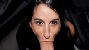 Unexpected sloppy blowjob from the hot horny Italian Danika Mori Steve Mori