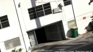 Petite brunette girlfriend in yellow top anal try out on videotape