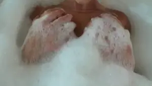 HOT BIG TIT BLONDE TEEN MASTURBATES WET PUSSY IN SHOWER FOR ORGAS