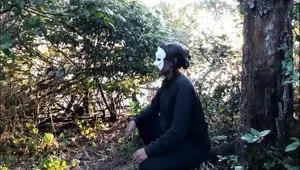 Wow she took me in the woods to eat my ass