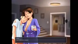 Summertime Saga Part 10 Step Son Dreams about Landlady's Huge Boobs