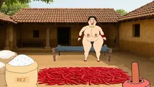 part 2 my big ass mom vimla masturbating using a brinjal in her pussy