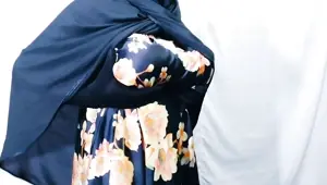 Muslim Hijabi Beautiful Housewife Fucking with Neighbor With Clear Hindi Audio