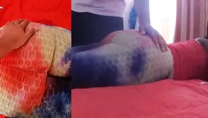 My Step Mother Asks Me for a Massage on Her Big Ass and I Can t Resist