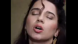 A sexy dark haired German babe gets her hairy twat pounded in the bathroom
