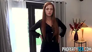 PropertySex Stressed out landlady receives massage