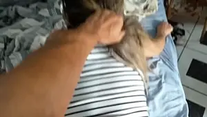 He made my pussy ass! After breaking into my pussy he fucks my ass without pain, and makes me roll asking to stop. My step cousin has no limits yes